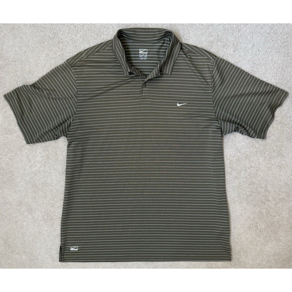 Nike Men's XL Olive Green Golf Performance Polo